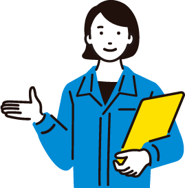 作業員(女性)のイラスト