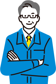 作業員(男性)のイラスト